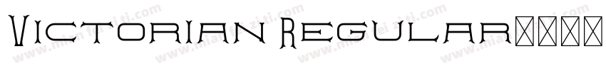 Victorian Regular字体转换